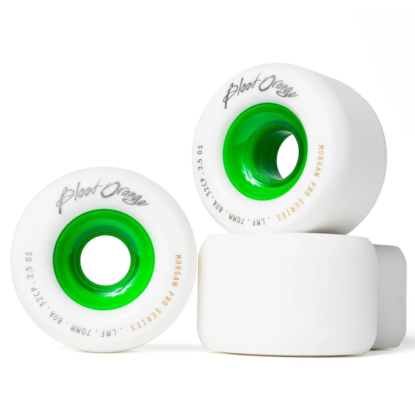 Morgan Pro White Green 70mm 80A