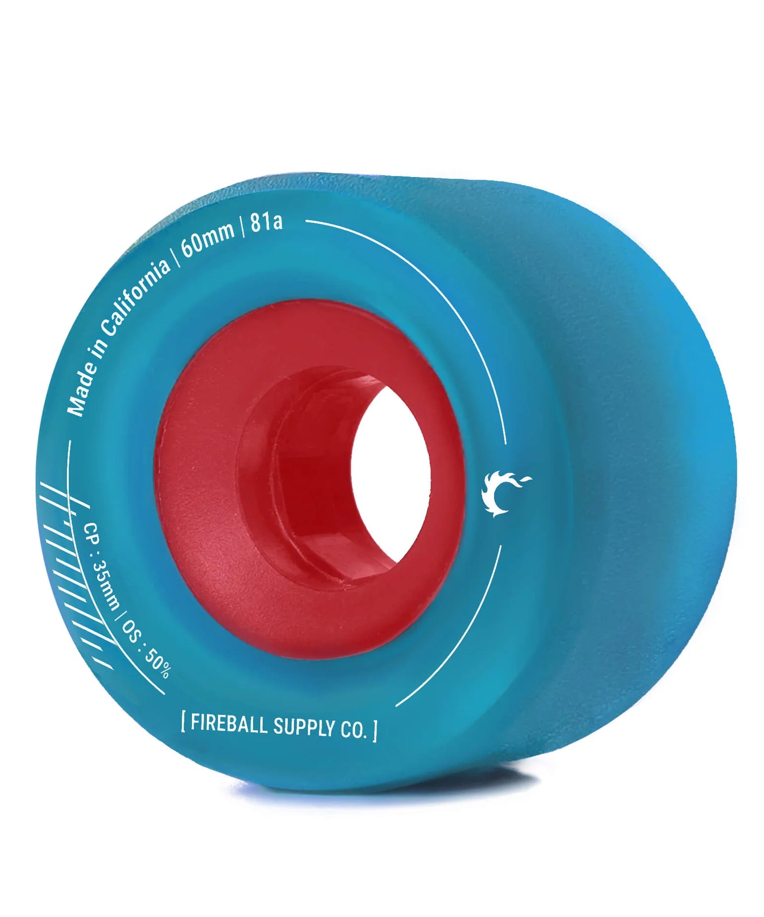 Fireball Tinder Wheels - 60mm / 81A_Blue___True Supplies