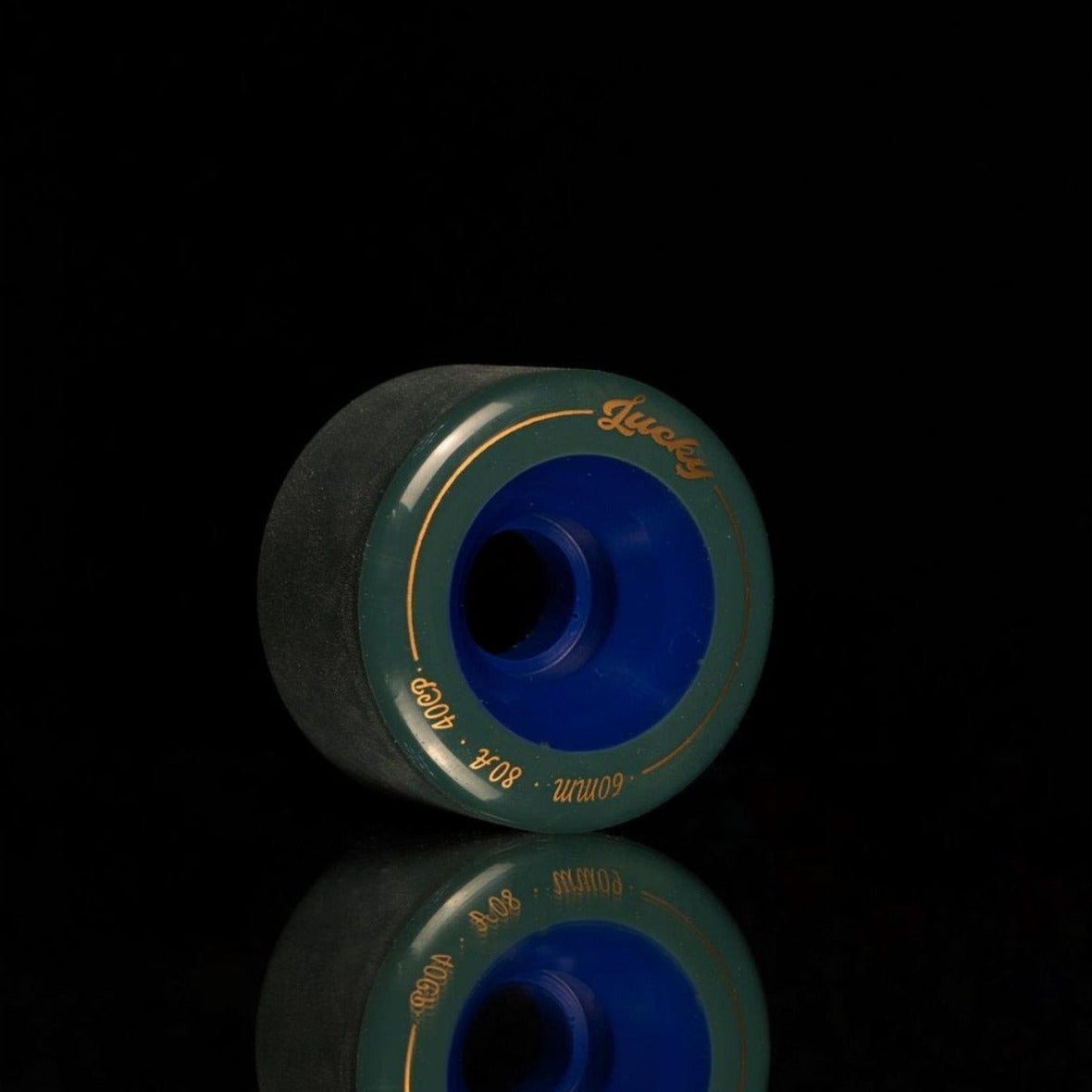 Lucky Wheels - Dark Green & Blue - 60mm / 80a (Set of 4 Wheels)____True Supplies