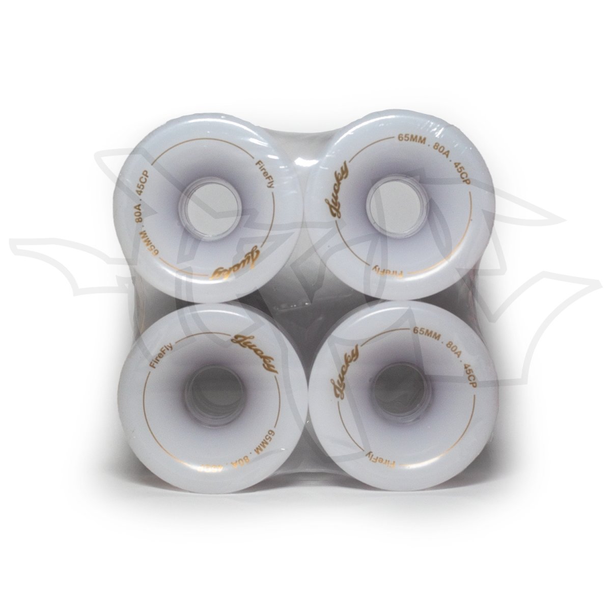 Lucky Wheels - Sixty Five - FireFly - 65mm / 80a (Set of 4 Wheels)____True Supplies