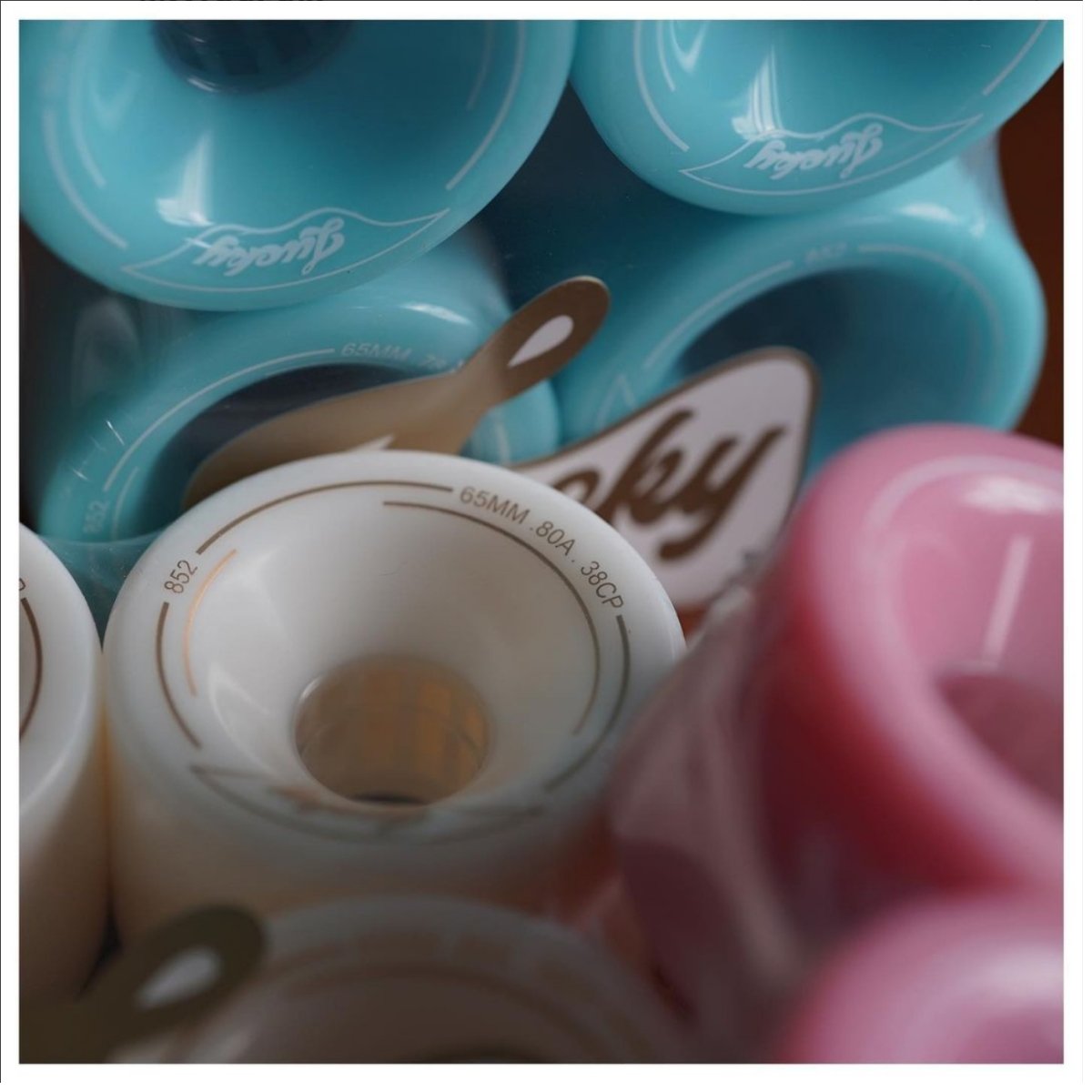 Lucky Wheels - Sixty Five - Tiffany - 65mm / 78a (Set of 4 Wheels)____True Supplies