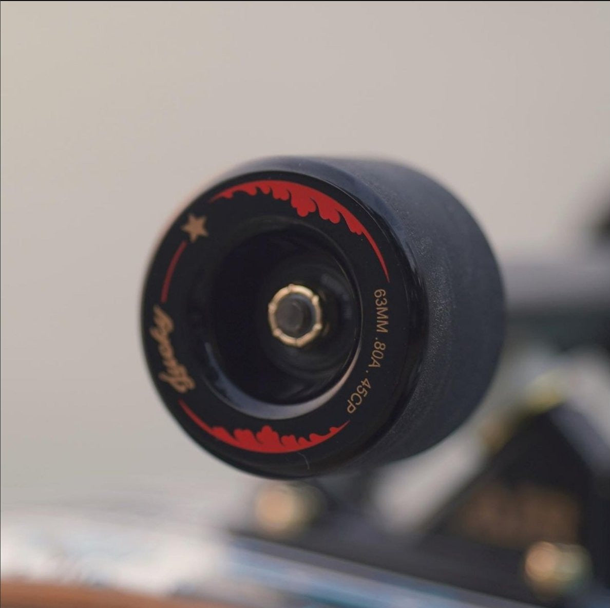 Lucky Wheels - Sixty Three - Black - 63mm / 80a (Set of 4 Wheels)____True Supplies