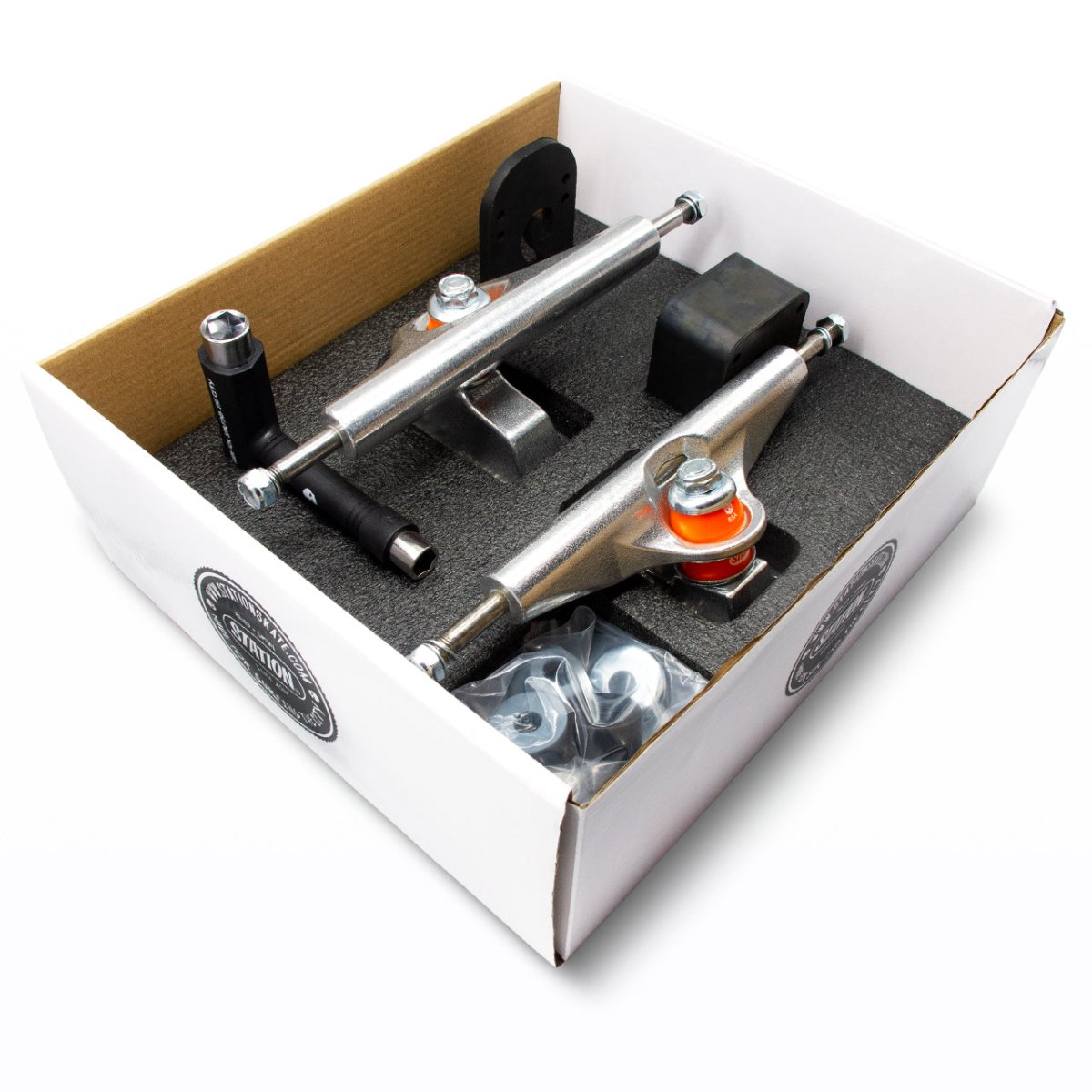 Station - Triple S V2 - Surfskate Trucks Set_Raw (set incl. hardware)___True Supplies