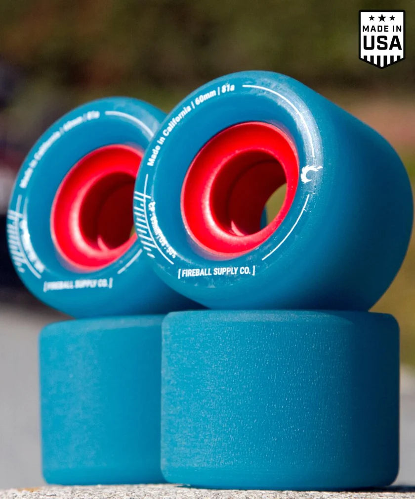 Fireball Tinder Wheels - 60mm / 81A_Blue___True Supplies