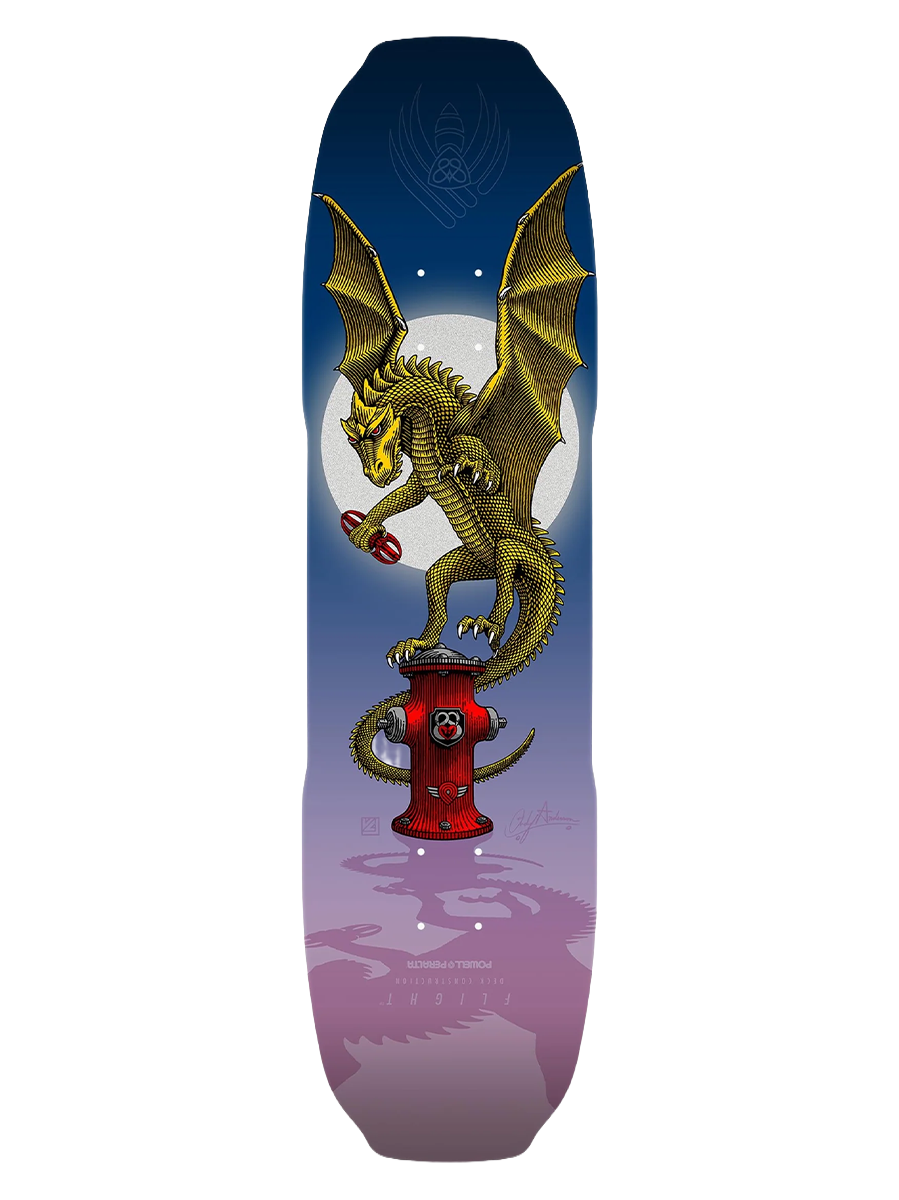 Powell Peralta Pro Andy Anderson Hydrant FLIGHT Skateboard Deck