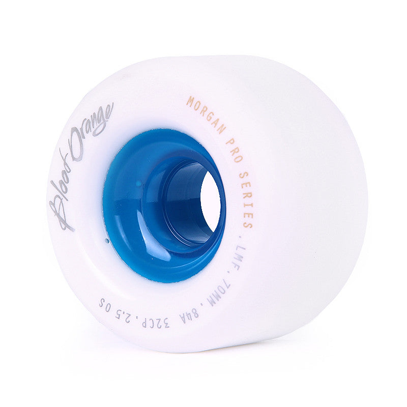Morgan Pro White Blue 70mm 84A single