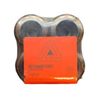 a set of NBF Wheels 60mm front view. longboard wheels by nothing but free