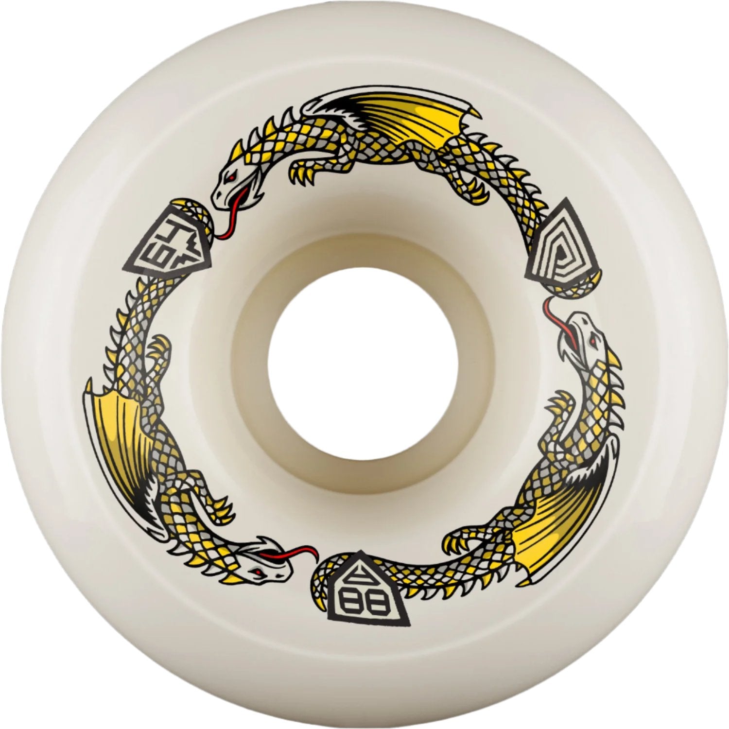 Powell Peralta Dragon Formula Skateboard Wheels 64mm x 40mm 88A front