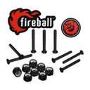 Fireball Dragon Stainless Steel Hardware Set - Black