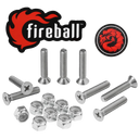 Fireball Dragon Stainless Steel Hardware Set - Silver