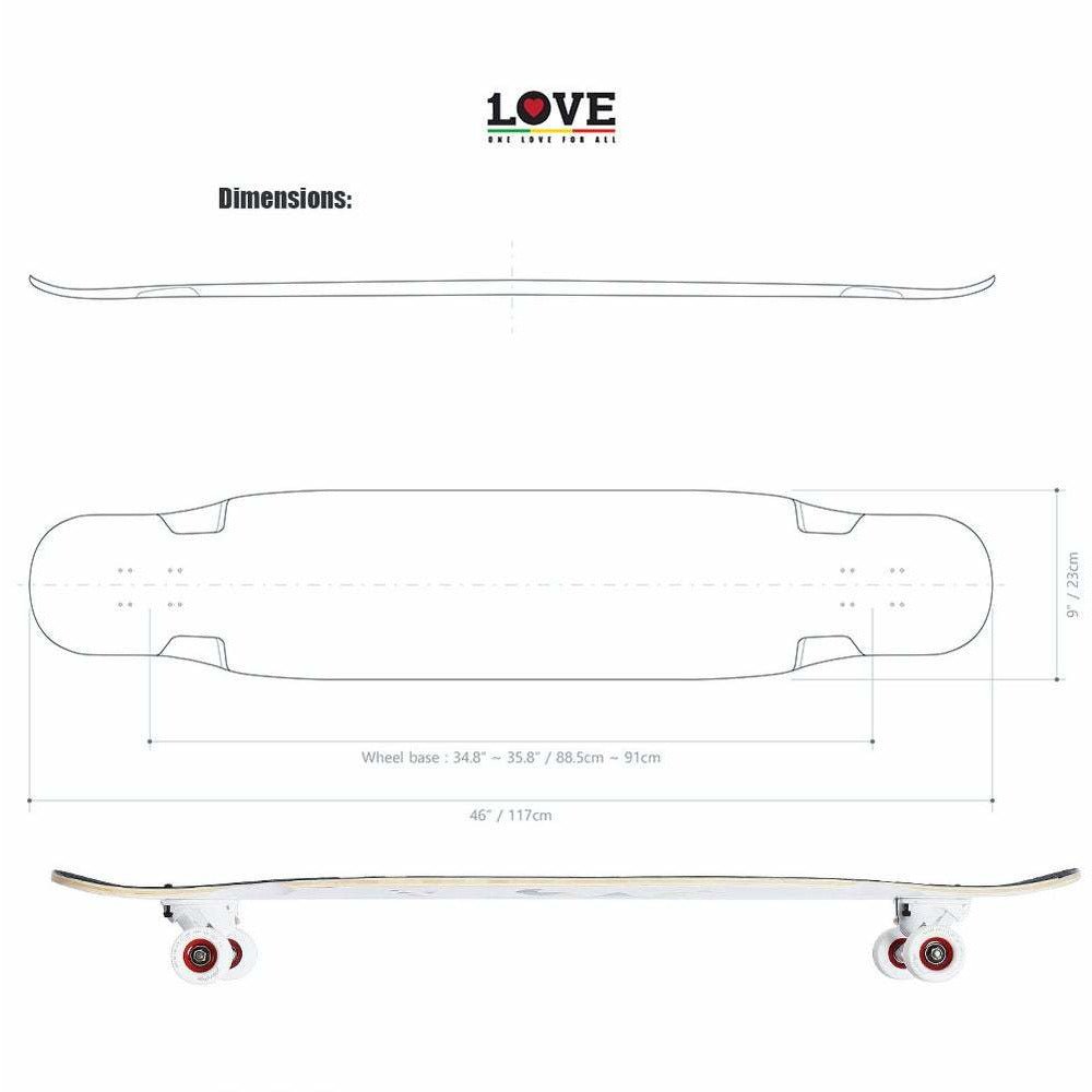 1LOVE - TAPETE 46" ROSE____True Supplies