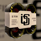 Dius S'Fin Wheels - 65mm 80a_Black___True Supplies