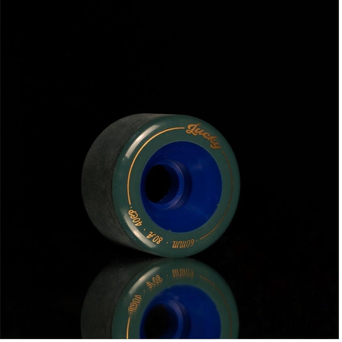 Lucky Wheels - Dark Green & Blue - 60mm / 80a (Set of 4 Wheels)____True Supplies